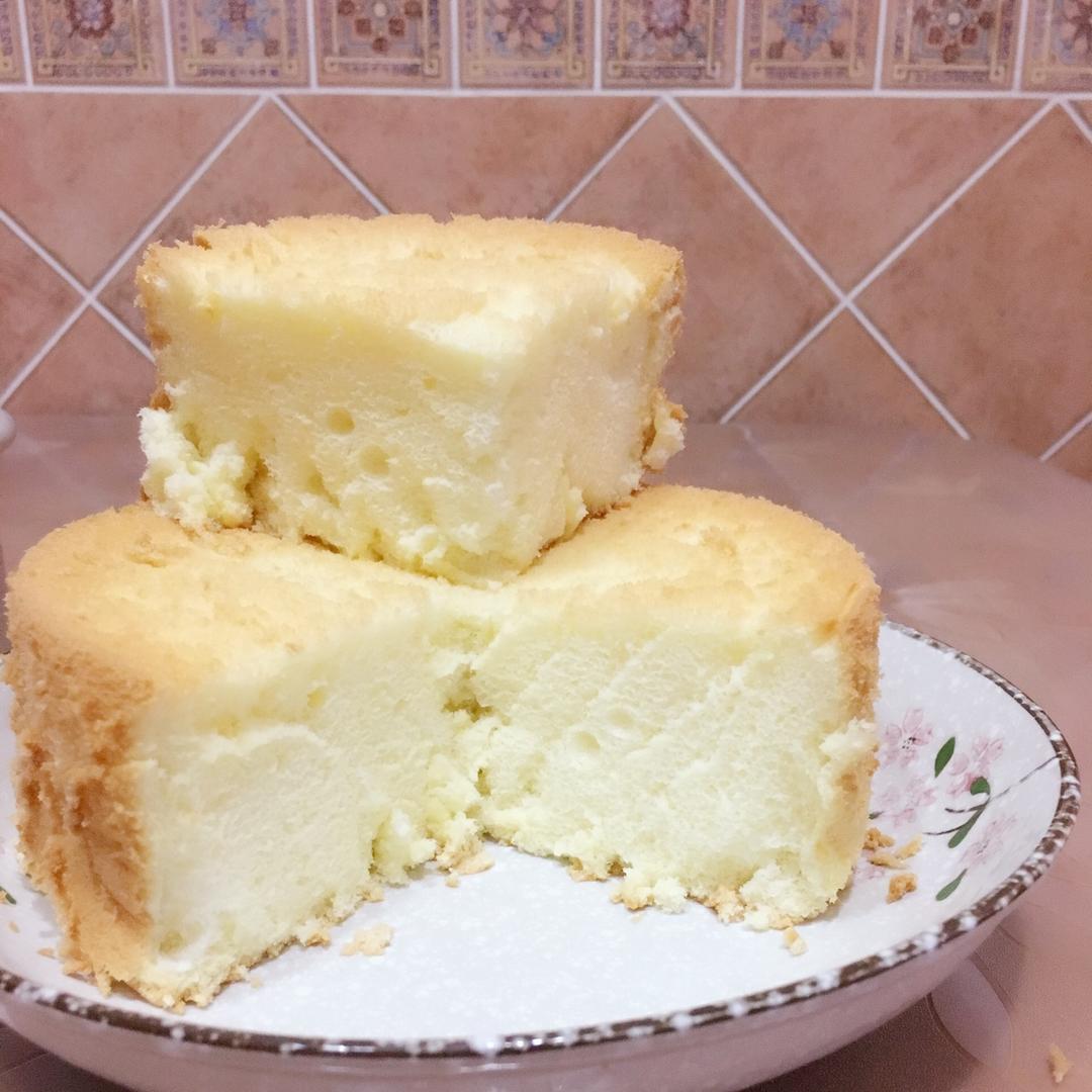 超好记八寸戚风蛋糕（后蛋法）