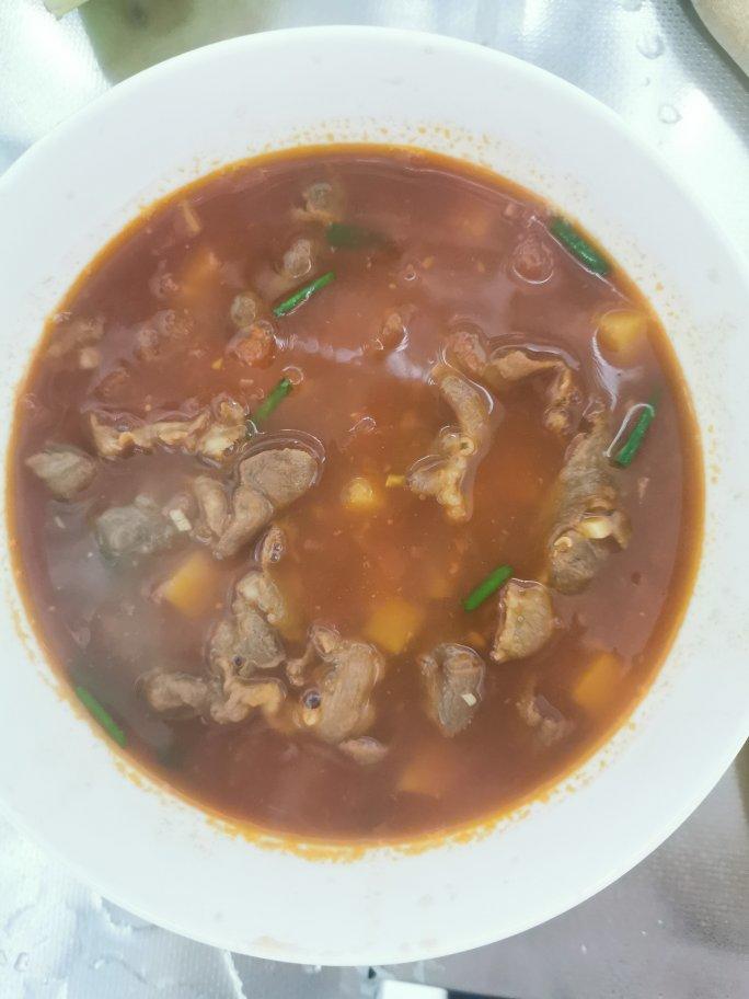 超开胃的番茄土豆肥牛汤‼️下米饭无敌了