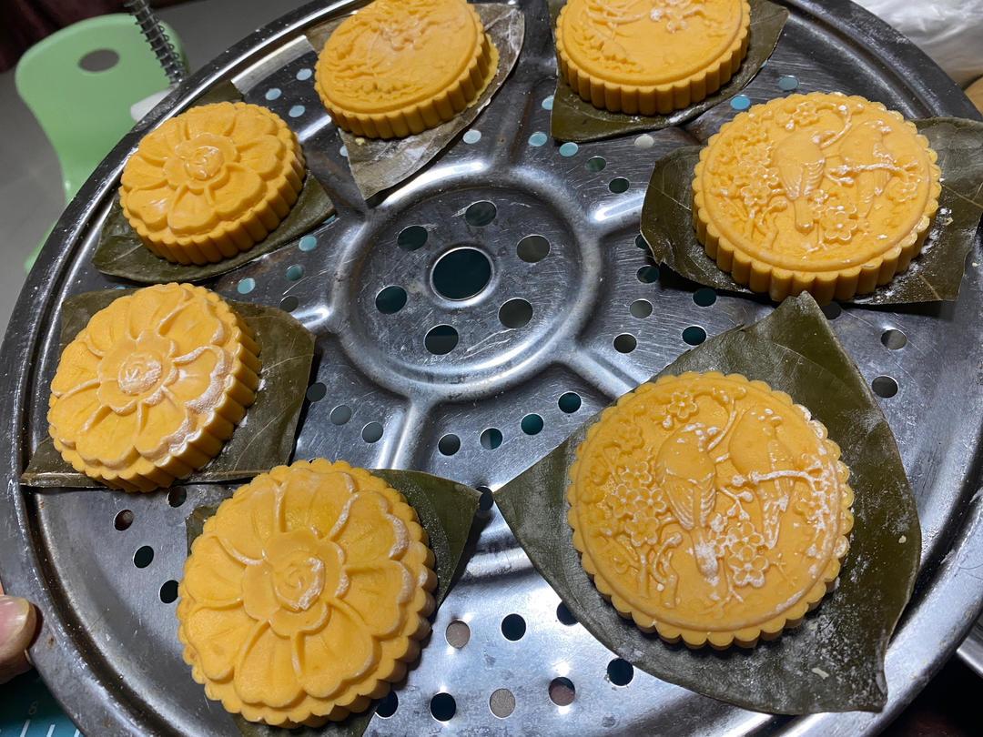 南瓜饼·附蒸后不易变形的方法