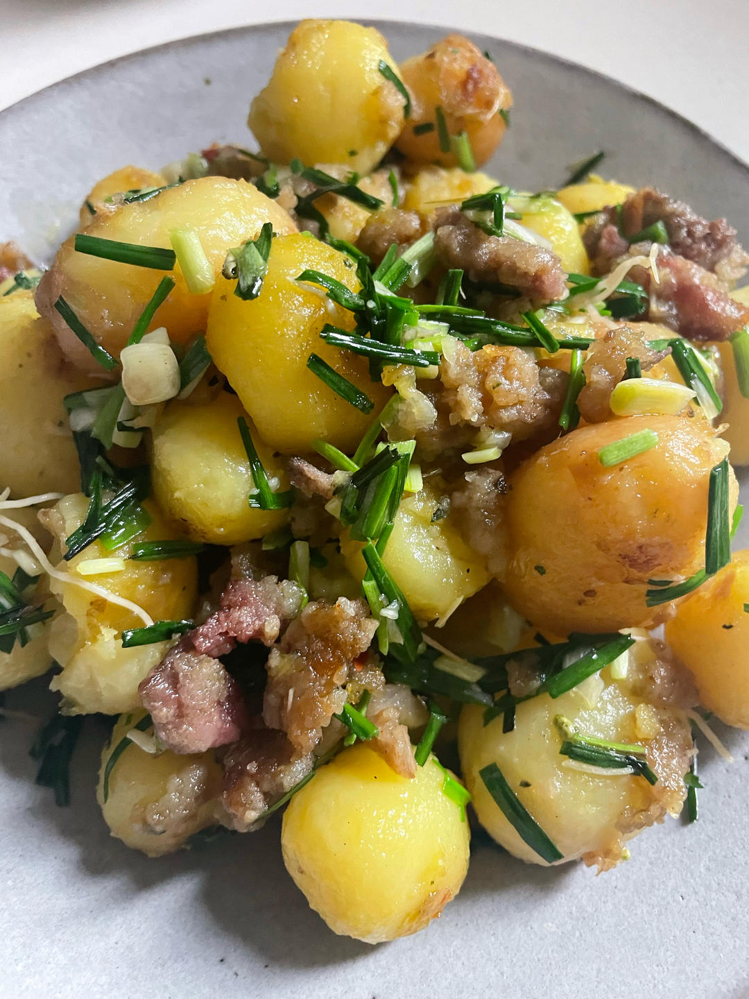 野葱香煎小土豆