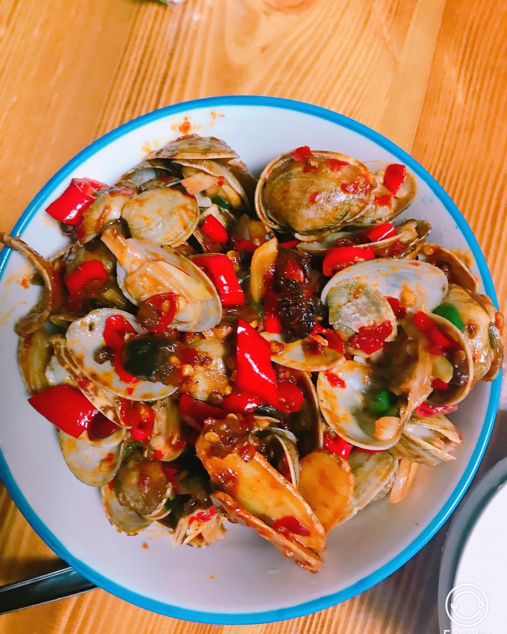 辣炒花甲