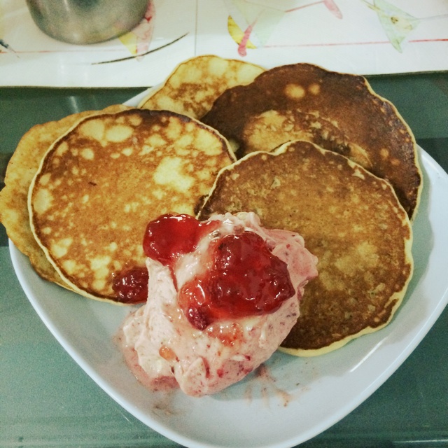 香蕉牛奶小煎饼