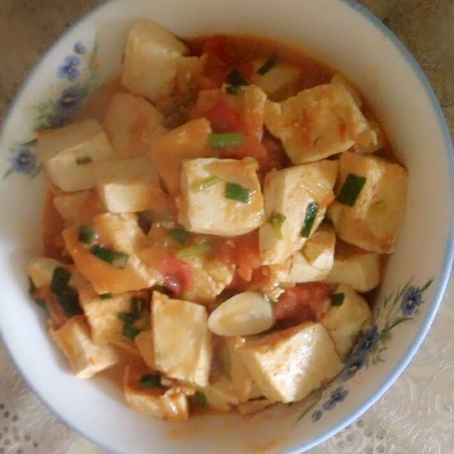 番茄豆腐