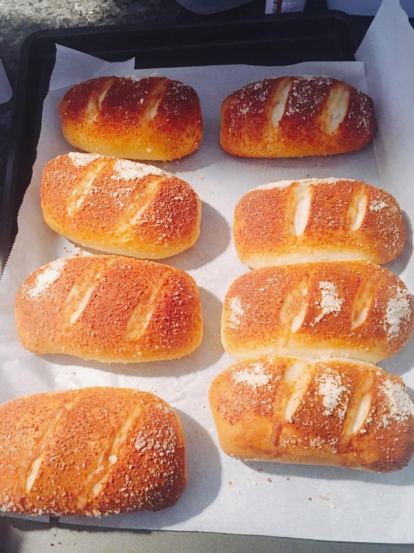 ffish12做的芝士火腿面包