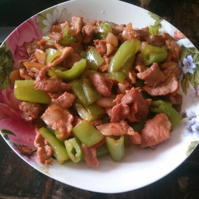 青椒猪肉的做法