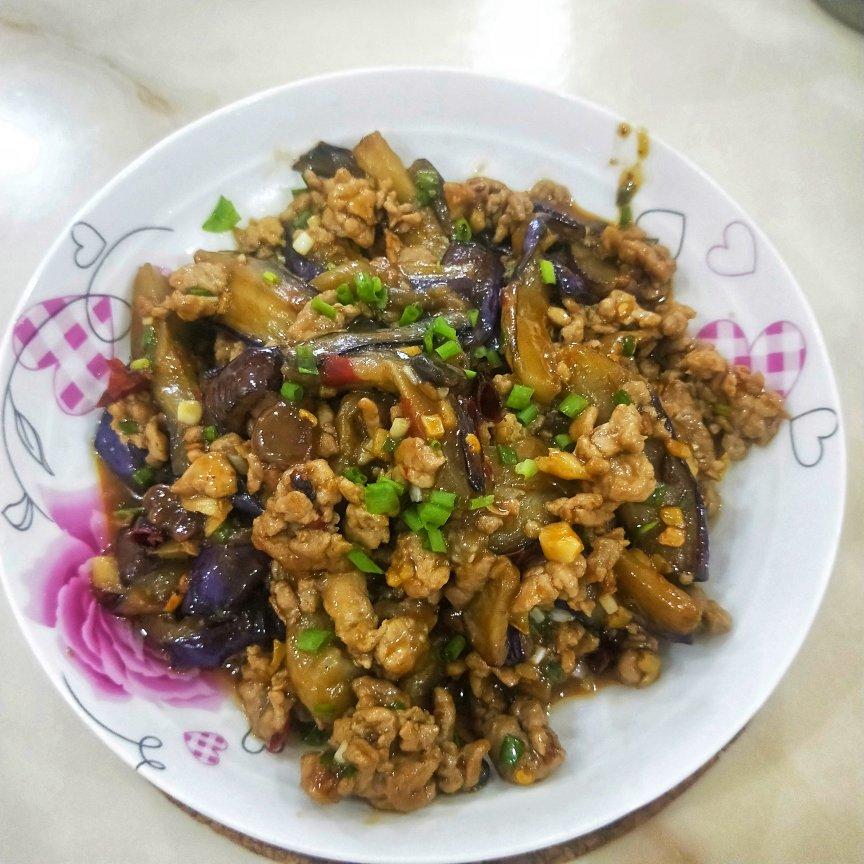 红烧肉沫茄子