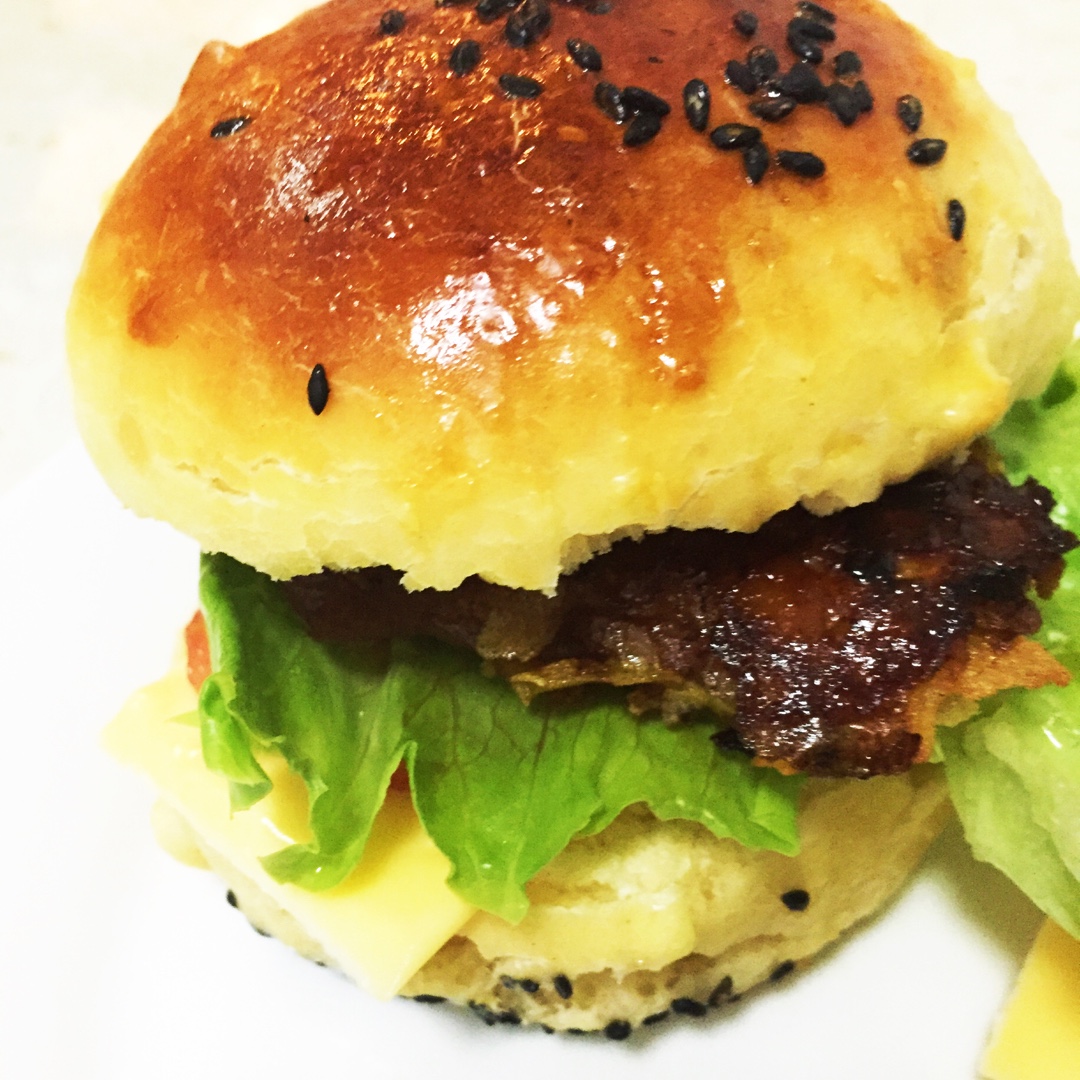 照烧猪排三明治