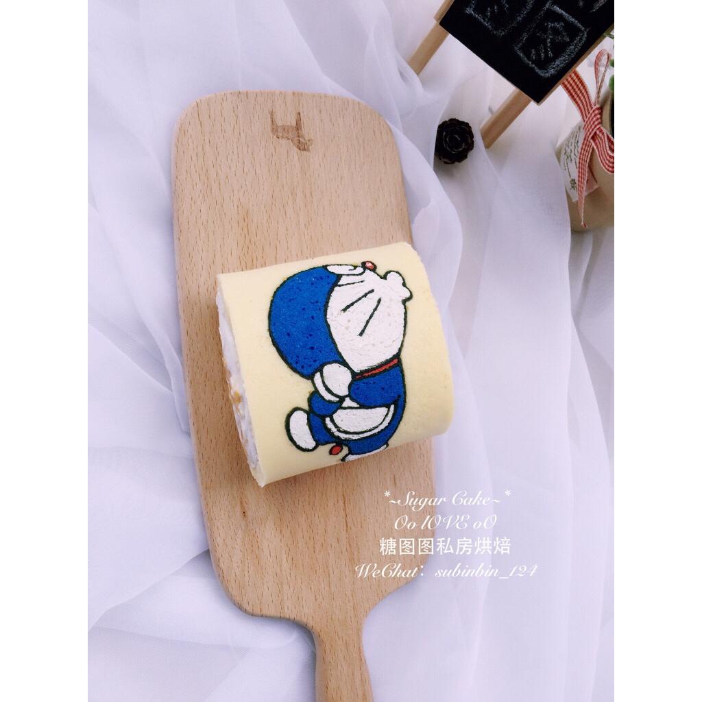 细腻零消泡彩绘蛋糕卷图案面糊制作方法