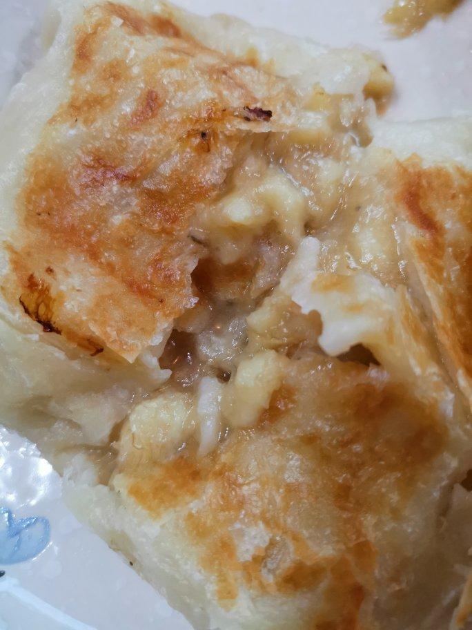 【不粘锅手抓饼の爆浆芝士拉丝】