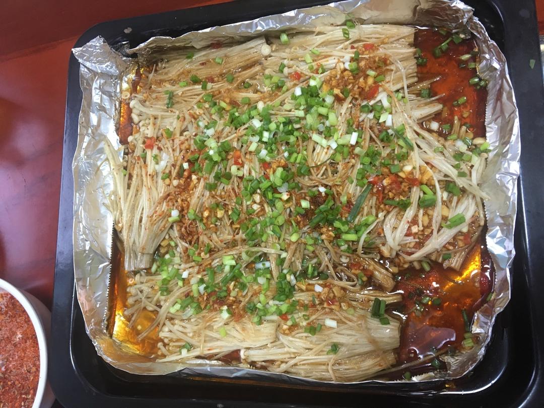 蒜蓉烤金针菇（烤箱版）