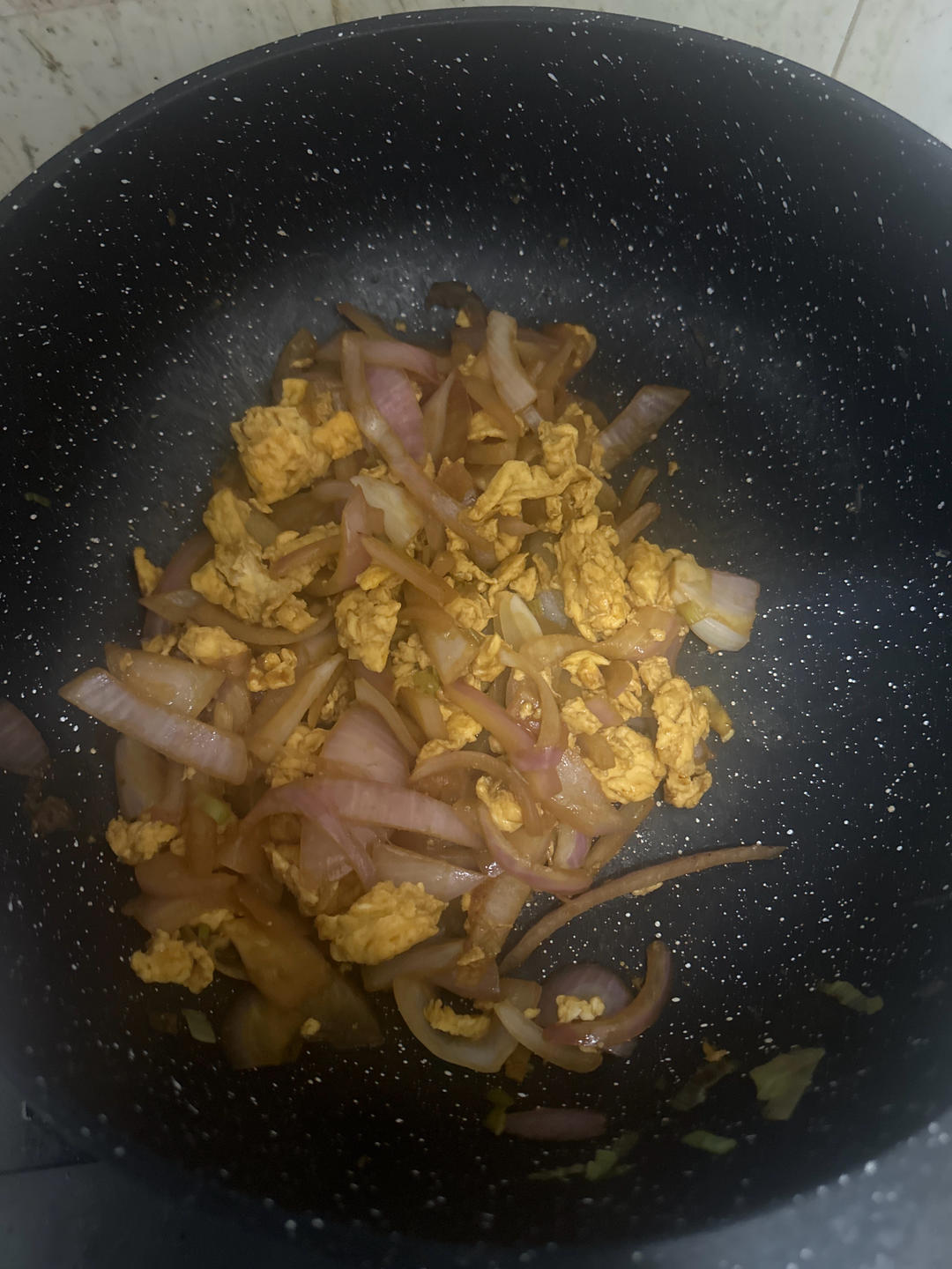 降压防癌的好食材  洋葱炒鸡蛋