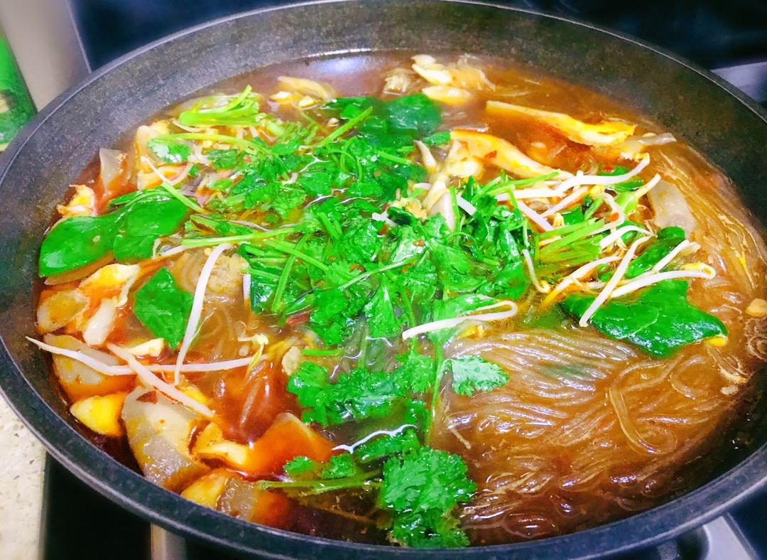 s驿站做的牛肉砂锅粉丝