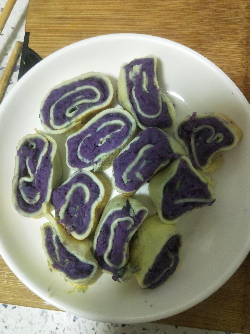 紫薯鸡蛋卷