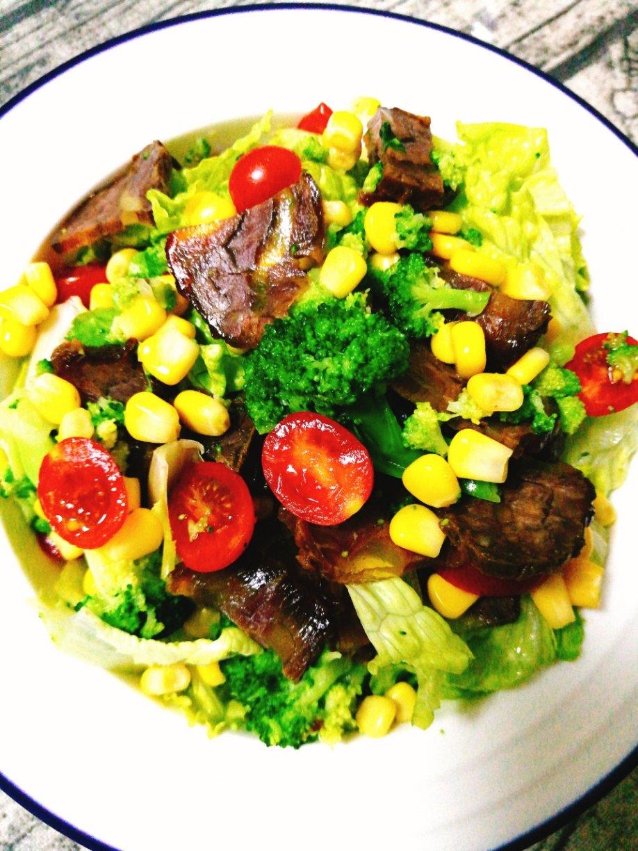健康蔬菜水果沙拉 Healthy Veggie Fruit Salad with Pasta