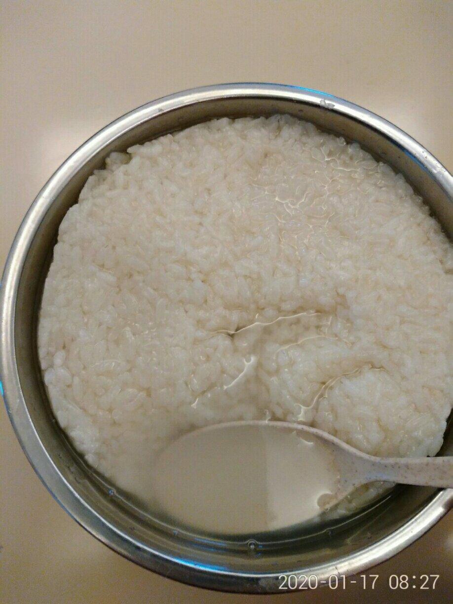 自制酒酿-圆糯米