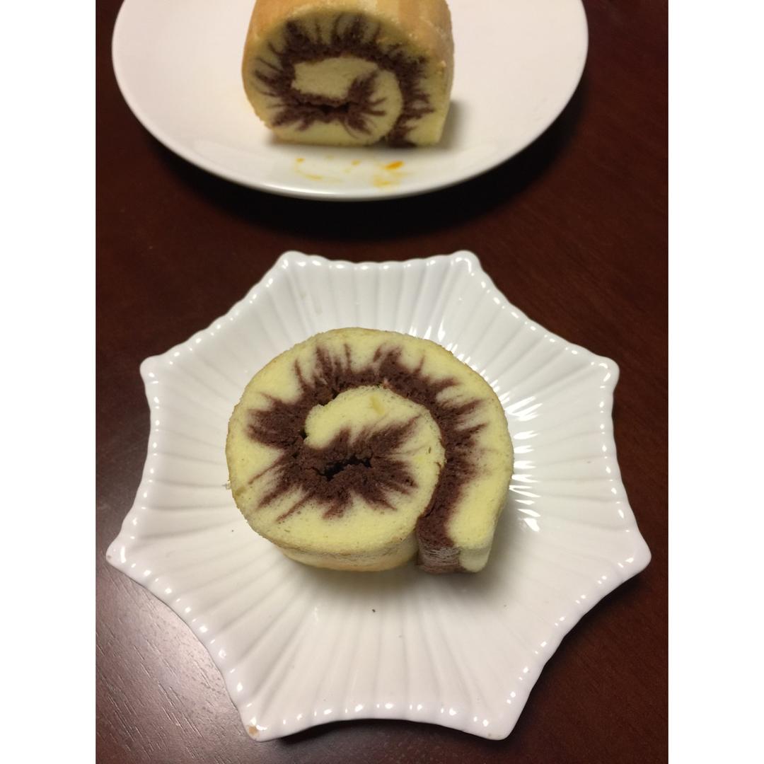 可可旋风蛋糕卷（视频）