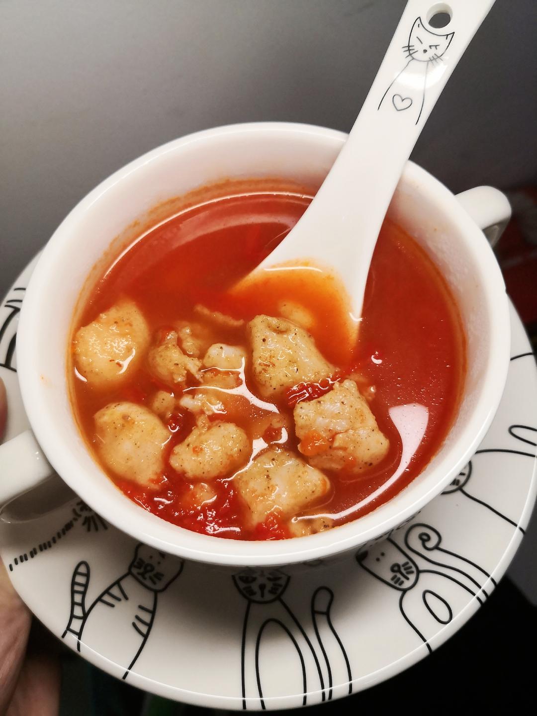 🍅番茄巴沙鱼羹