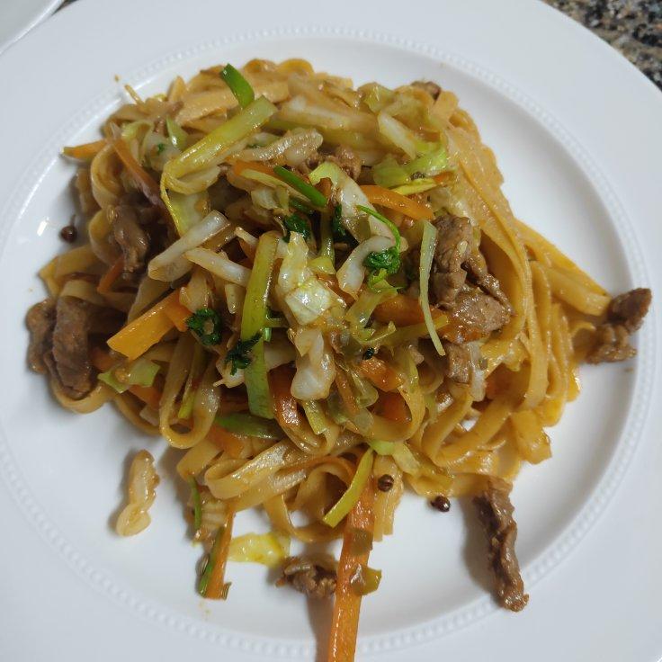 孜然羊肉面（炒）
