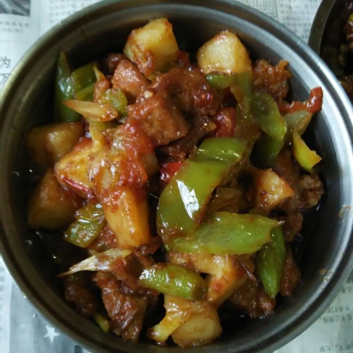 溜肉段烧茄子（东北硬菜呀哈哈）