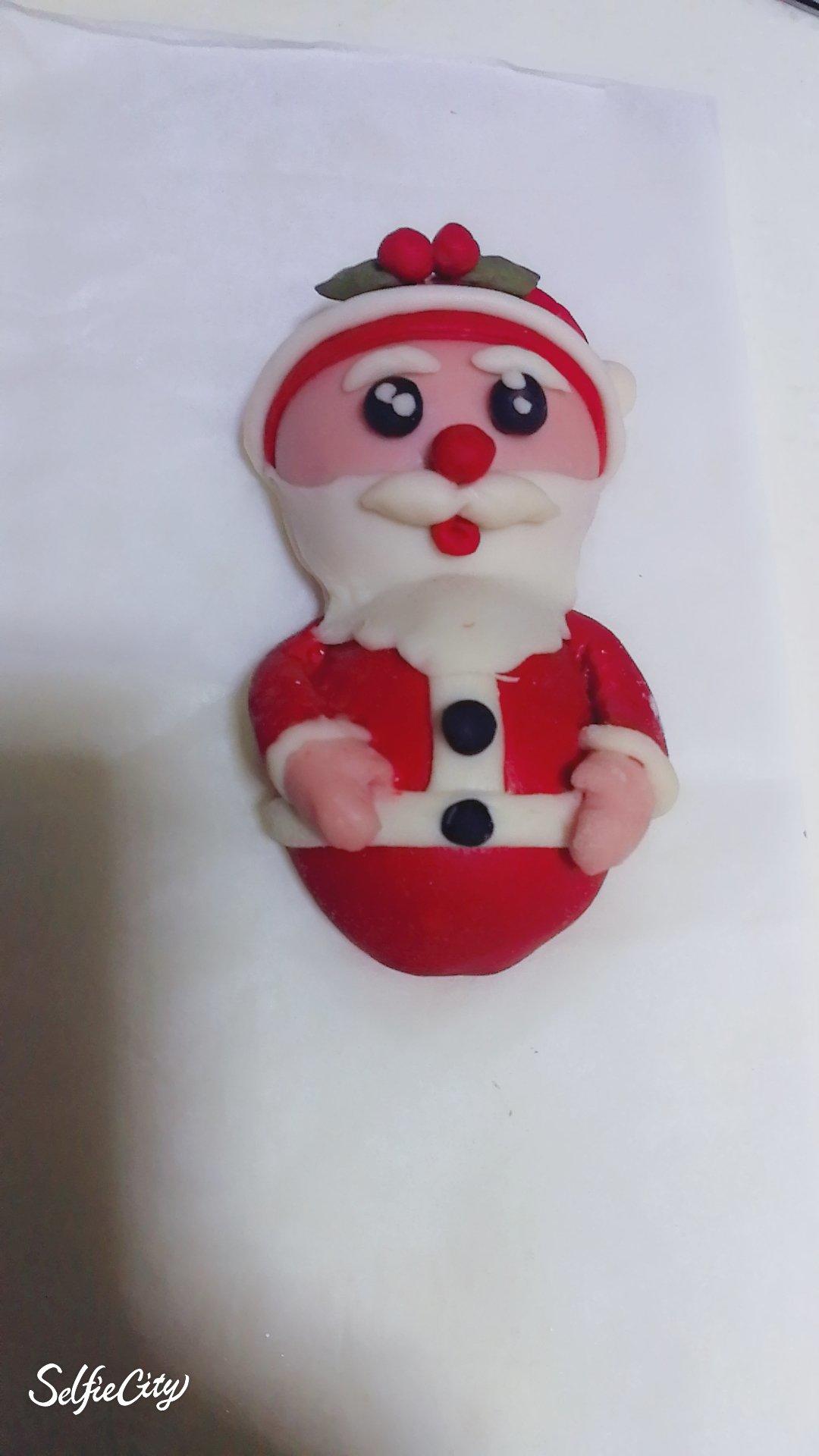 圣诞老人卡通馒头