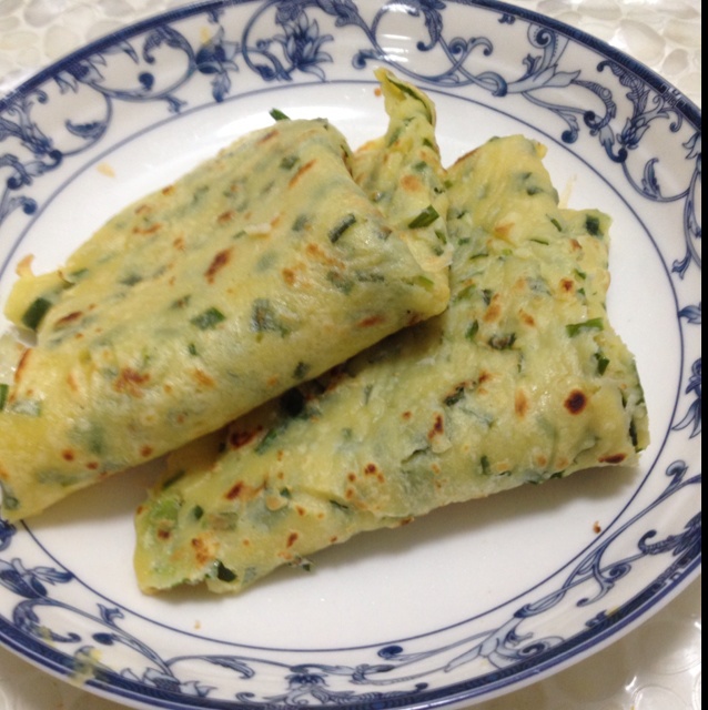韭菜鸡蛋饼