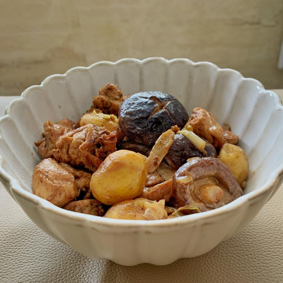 【栗子烧鸡】鸡肉都给你吃，栗子归我~