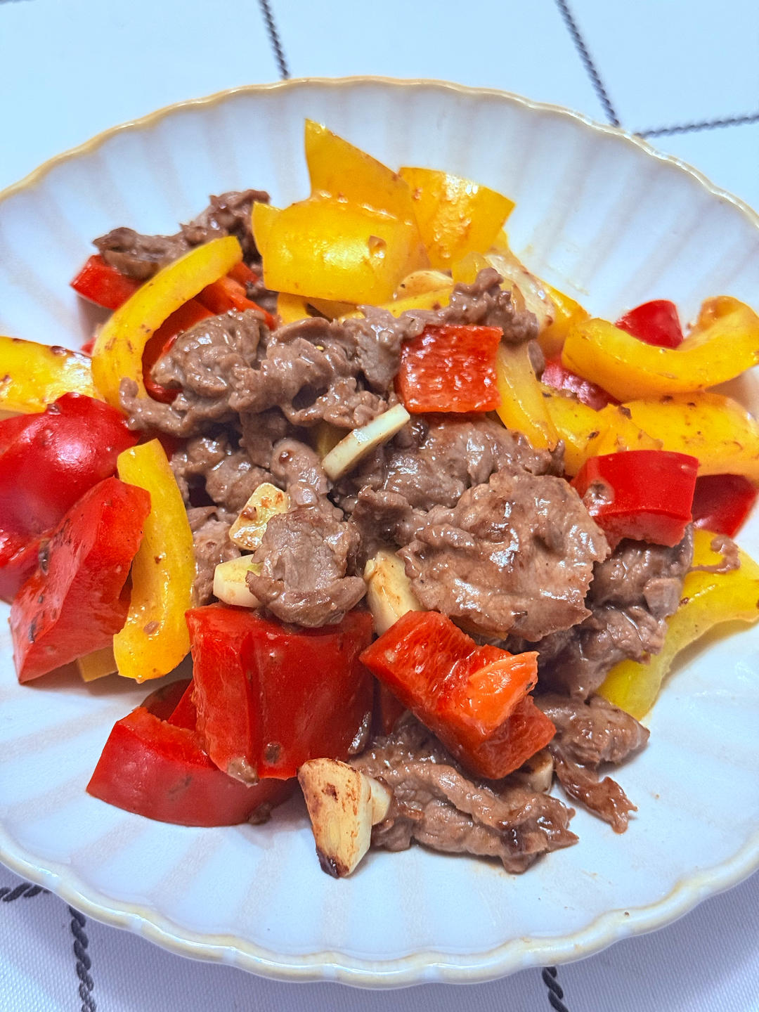 彩椒炒牛肉