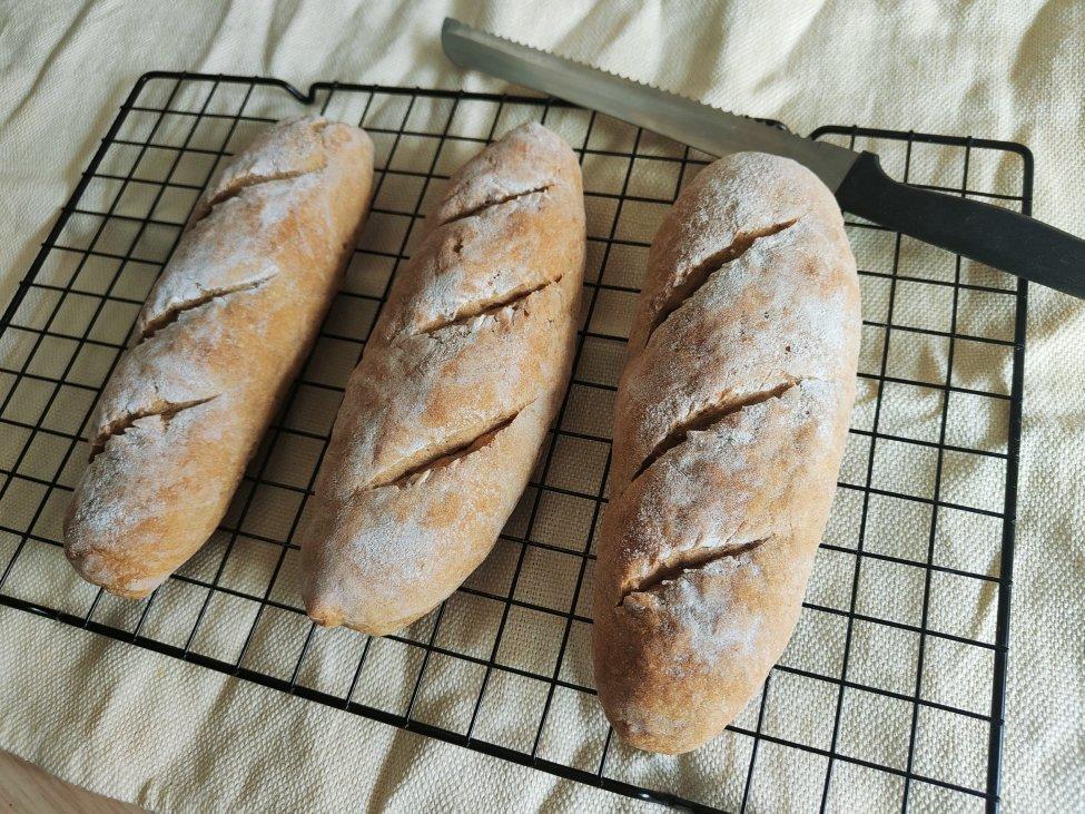 Subway三明治长面包(无油版5分钟揉面)