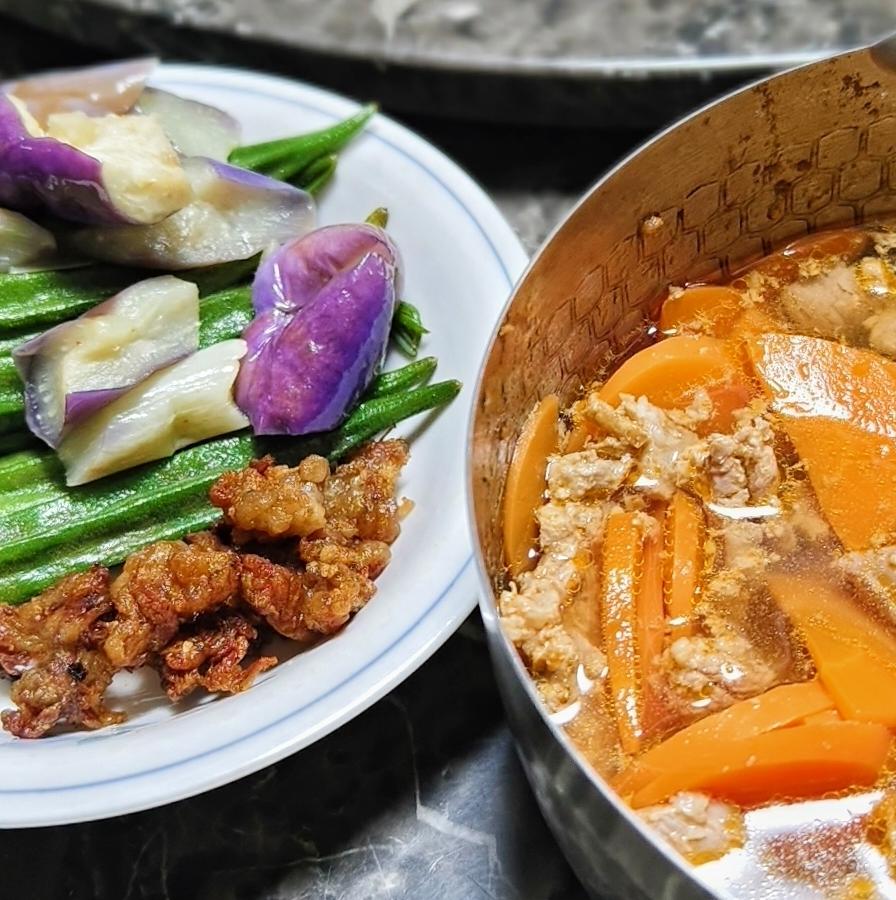 金针菇豆腐肉片汤