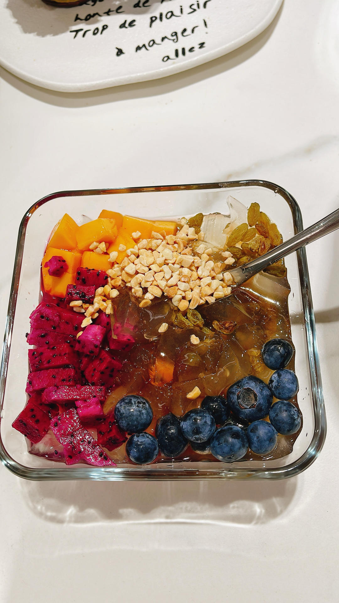 水果冰粉的做法