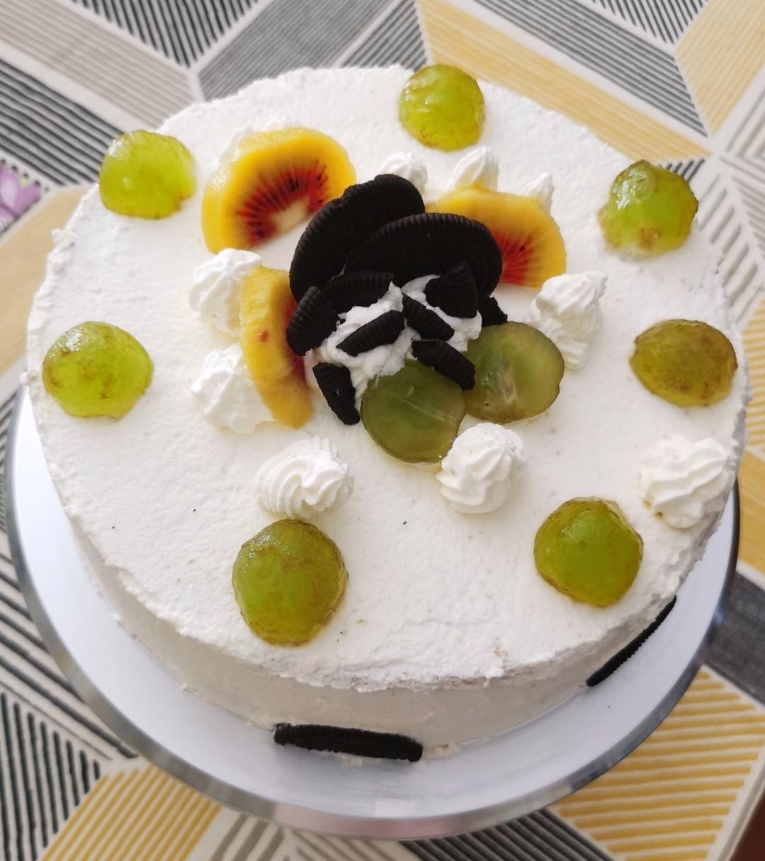 戚风蛋糕（不回缩，裱花打底首选）