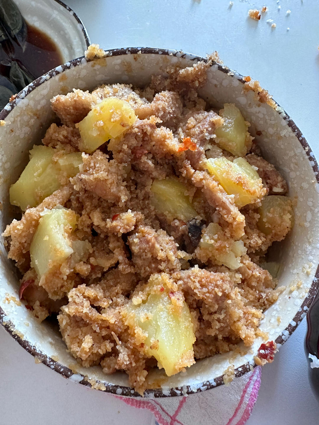 绝绝子！甩饭店几条街的粉蒸肉（粉蒸排骨）