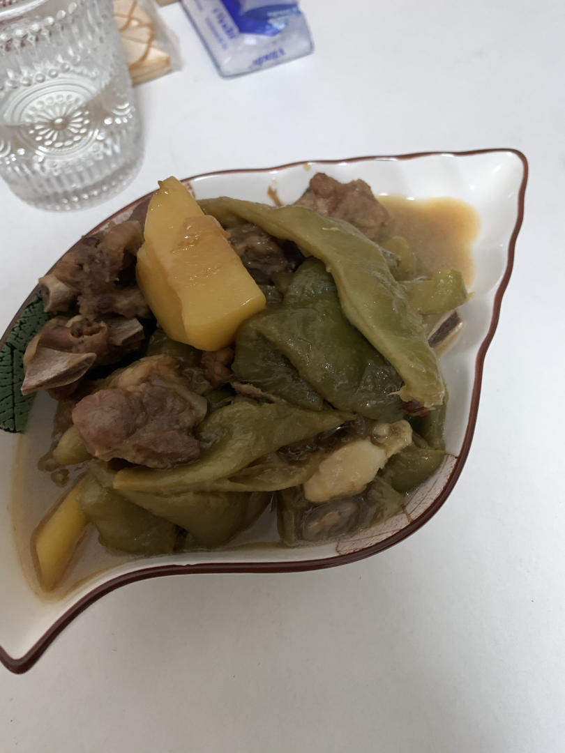 排骨炖豆角