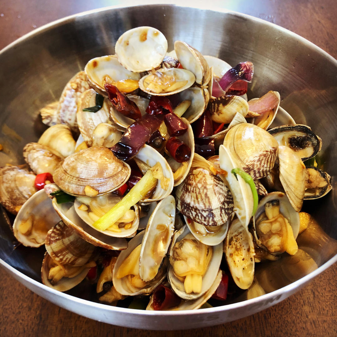 5分钟快手菜❗️秒杀路边摊爆炒花甲～好吃到爆