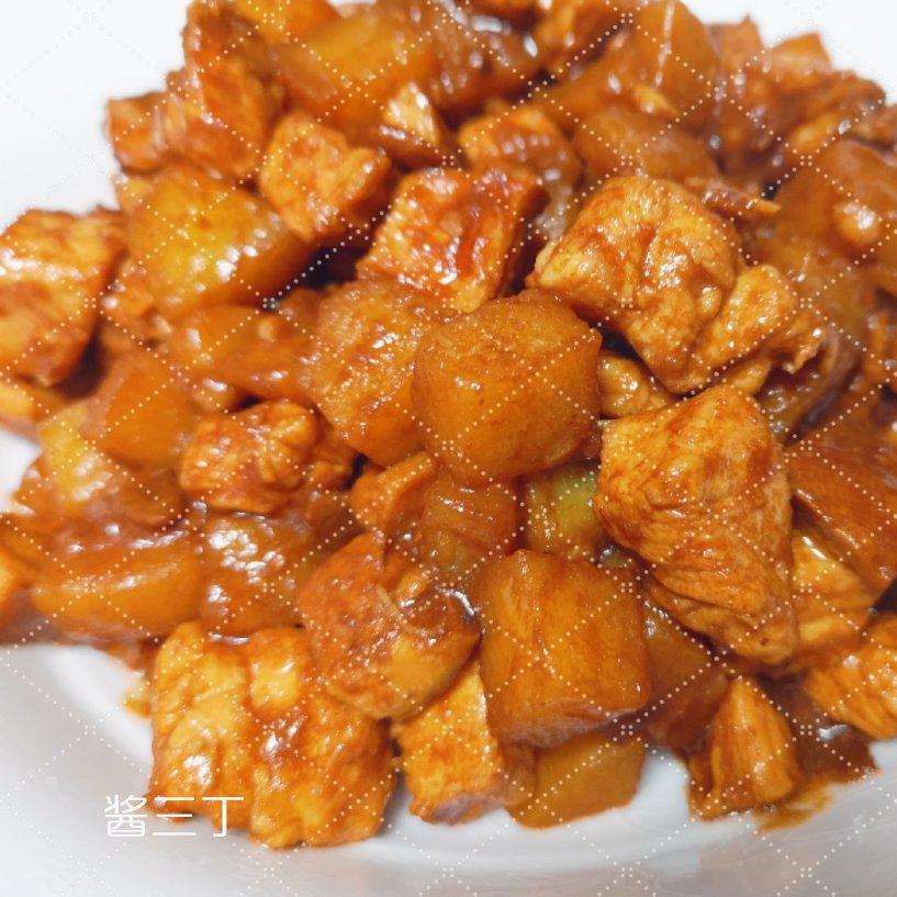 酱三丁(鸡丁土豆香干 )