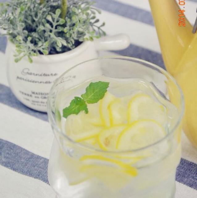 柠檬薄荷冰茶
