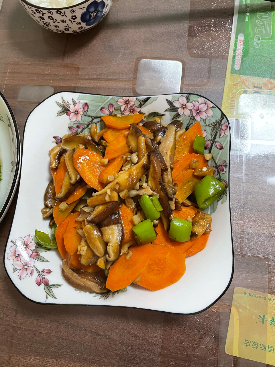 素炒香菇