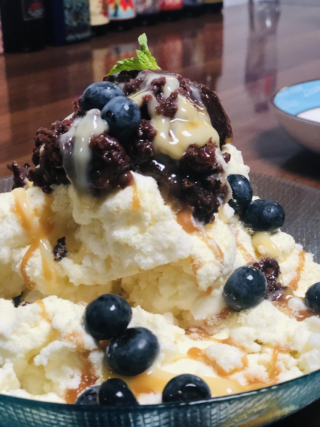 牛奶绵绵冰(小美版)的做法