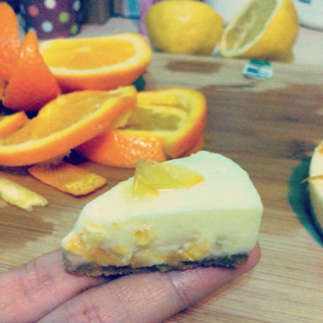 香橙冻芝士蛋糕