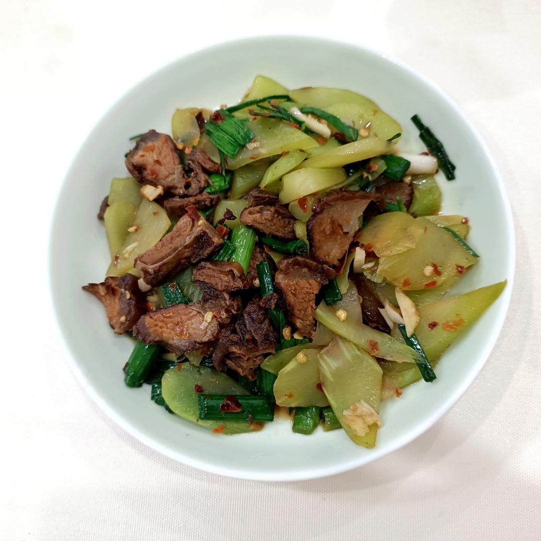 莴笋炒腊肉