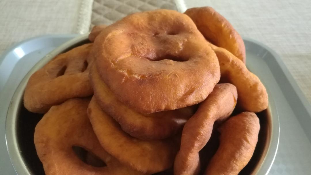 炸南瓜油饼