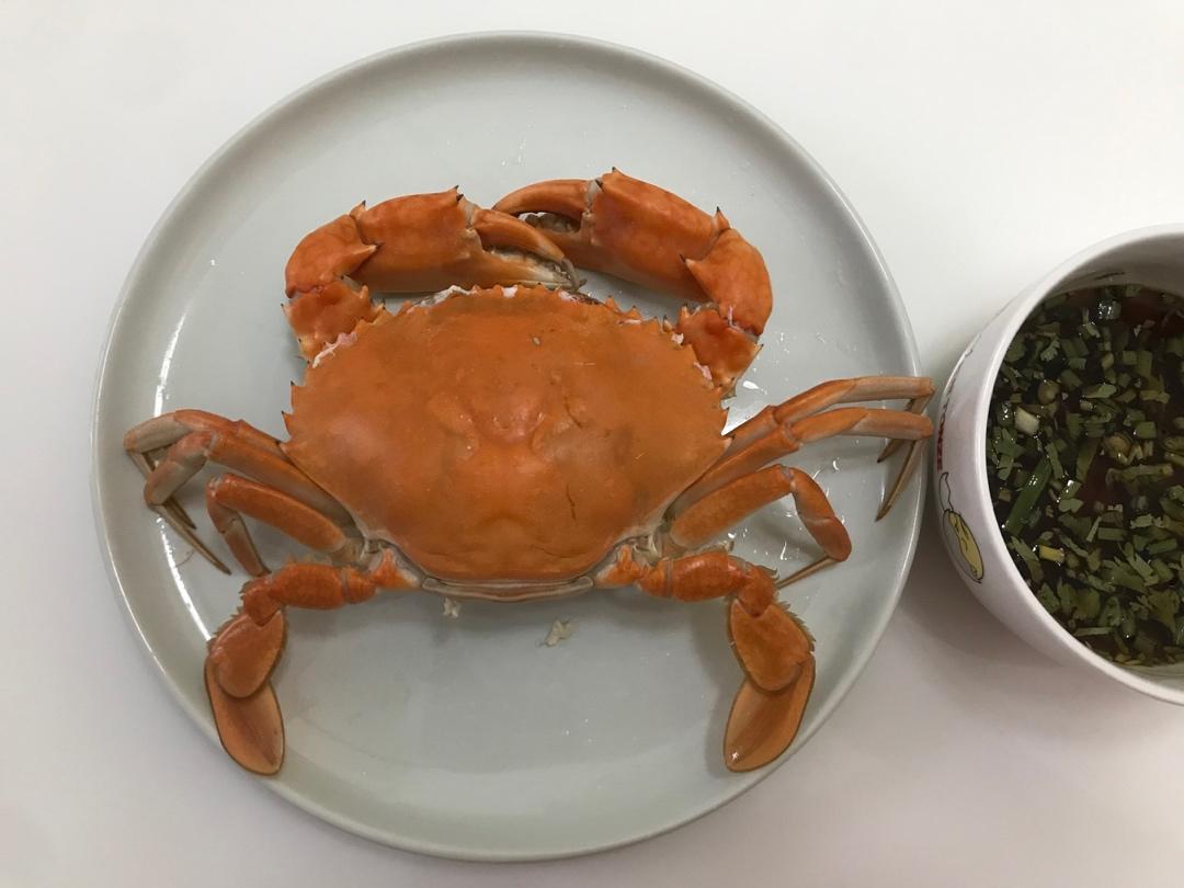 清蒸三门青蟹