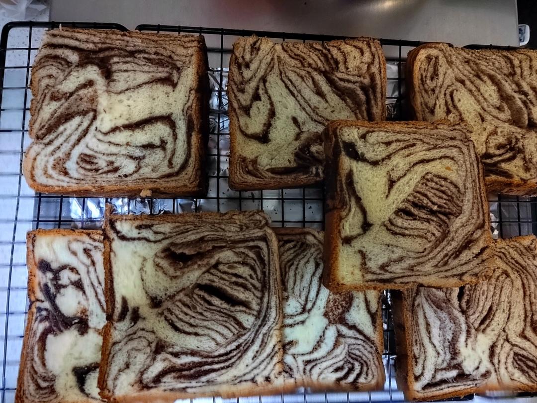 豆沙大理石吐司