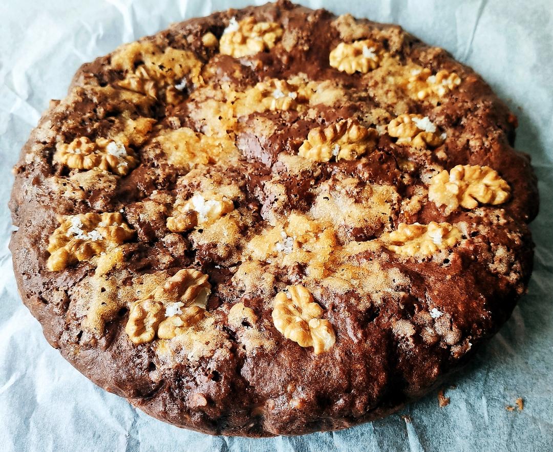 不用打发任何东西的低脂可可香蕉磅蛋糕