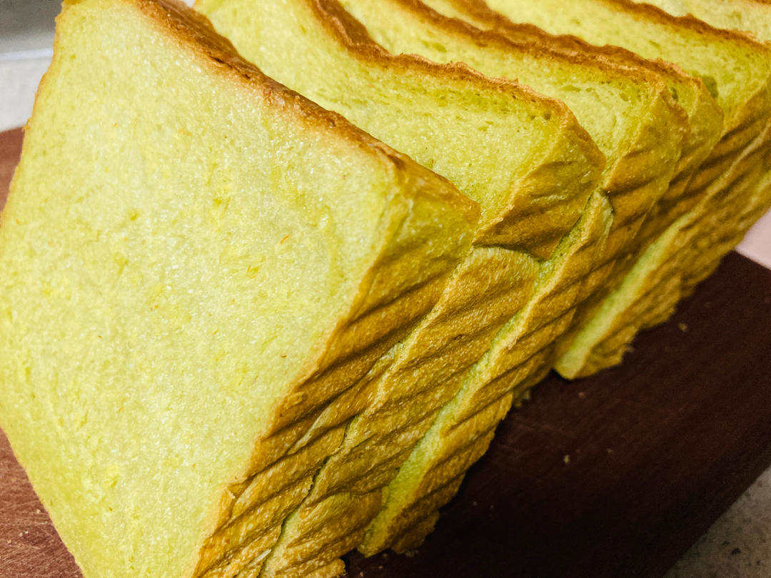 ☁️云朵般柔软🍵日式抹茶生吐司（冷藏中种）💯