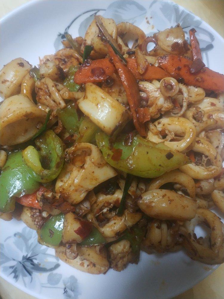 香辣鱿鱼卷