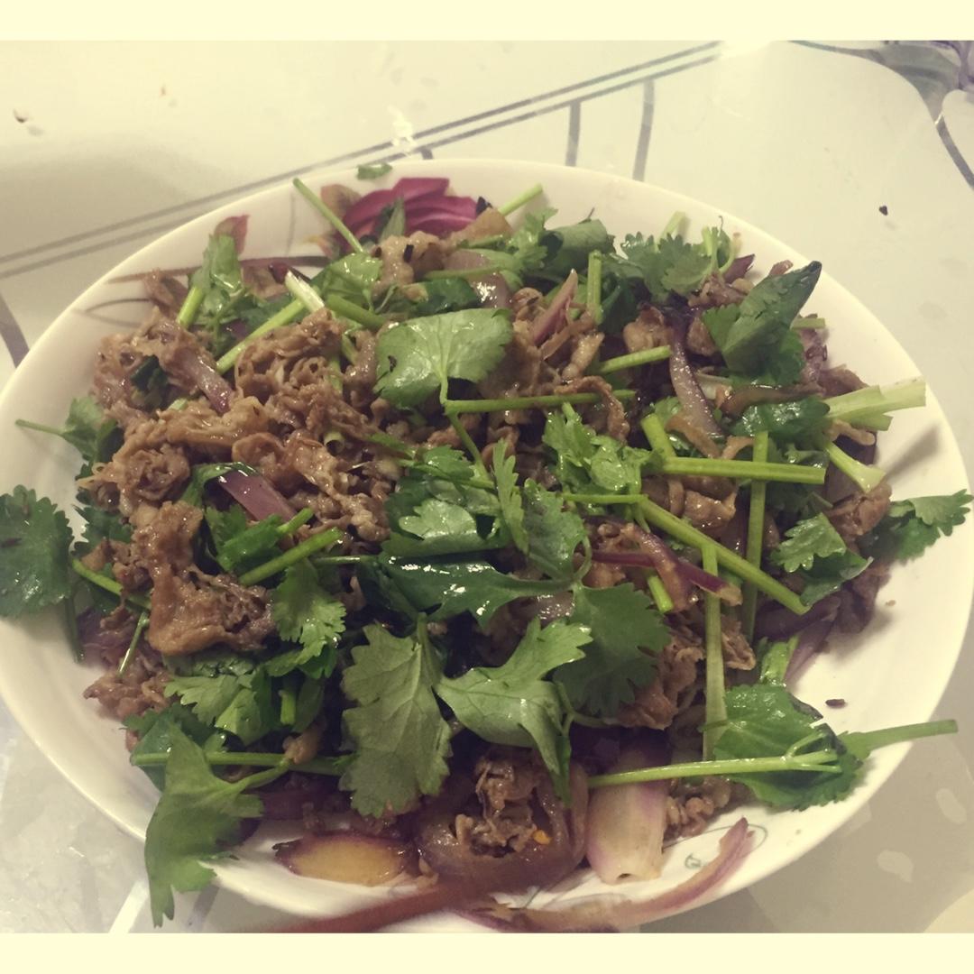 【孜然羊肉】深秋必吃的家常肉菜，夹馍更好吃~