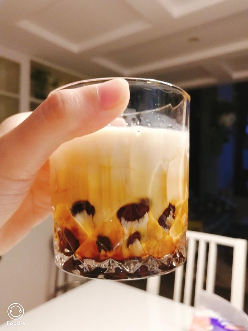 黑糖珍珠鲜奶-在家喝鹿角巷