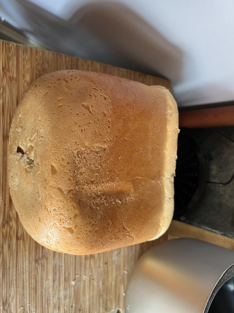 新手入门必做——面包机版葡萄干酸奶吐司