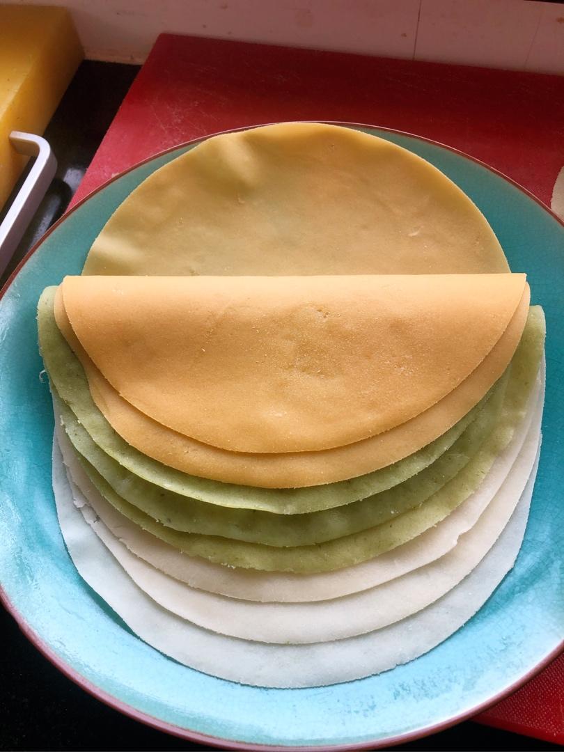 春天的气息--彩色春饼